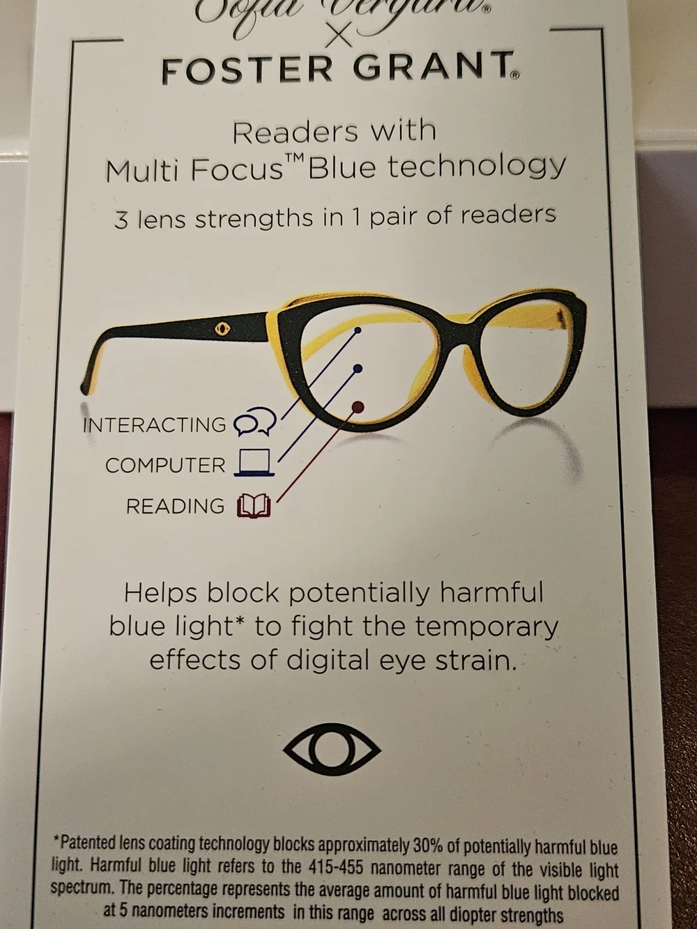 Sofia Vergara Multi Focus Blye Light Readers